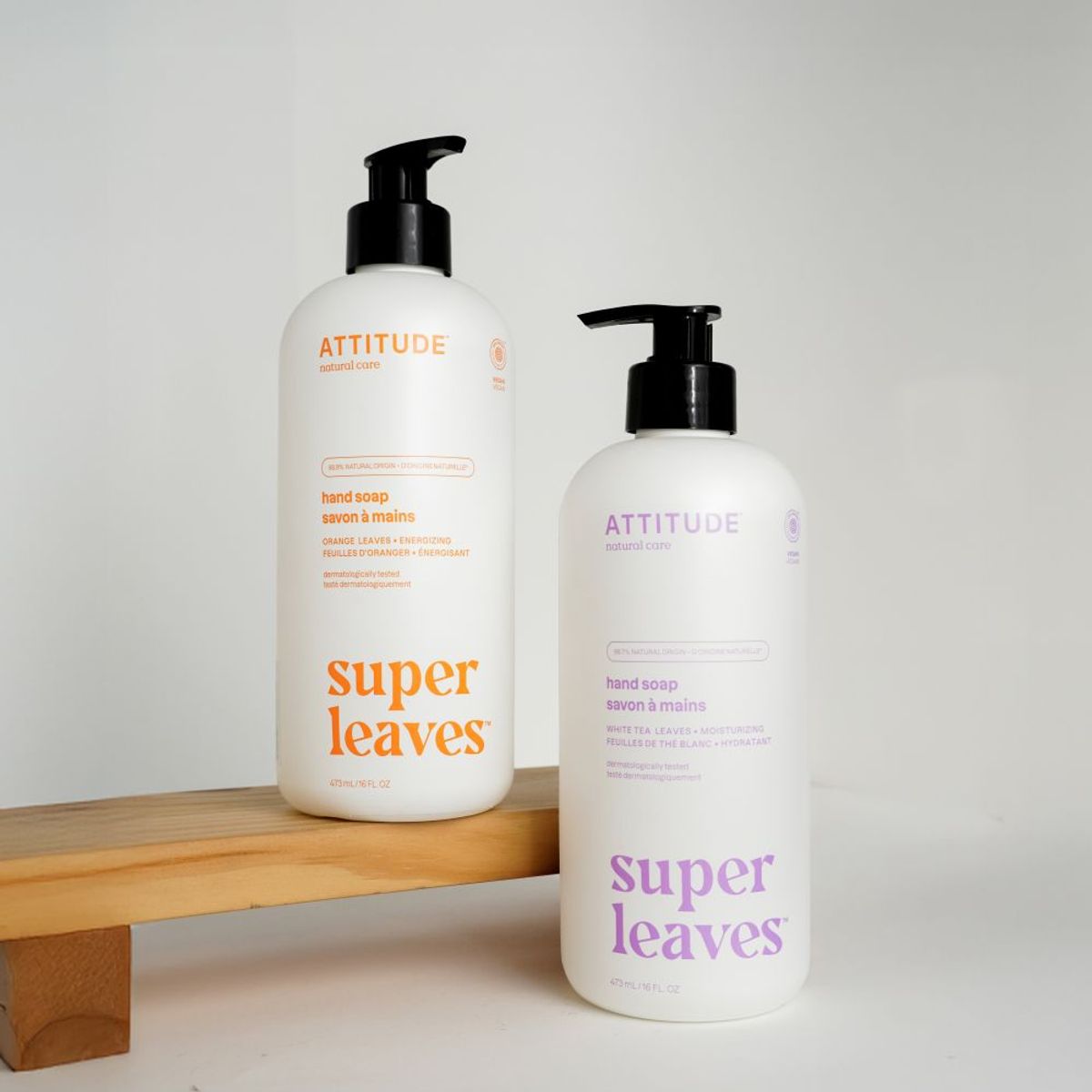 ATTITUDE - ATTITUDE JABON DE MANOS NATURAL HOJAS DE TE BLANCO 473 ML