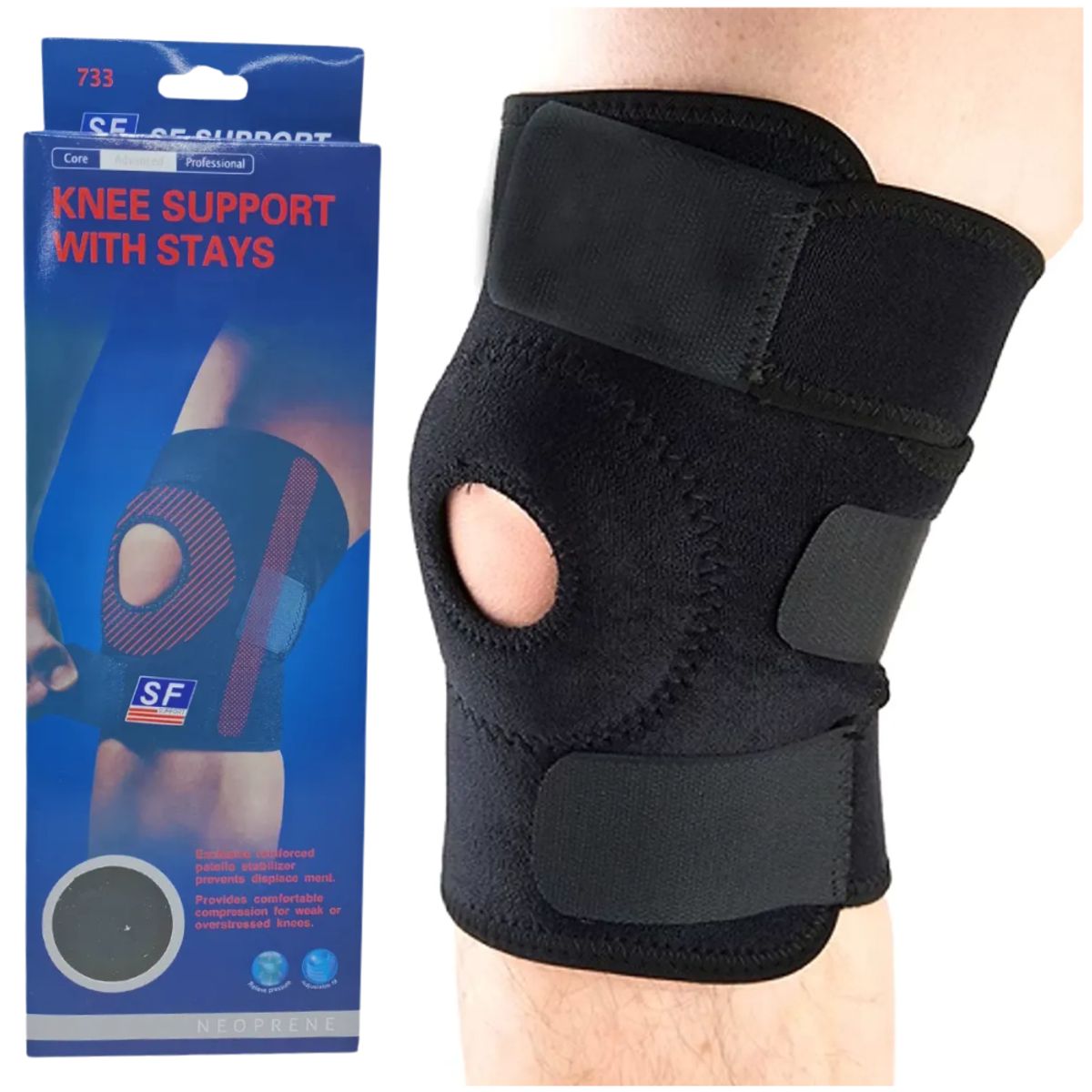 MINARI - Rodillera Ortopédica de Protección Deportiva Ajustable RD10