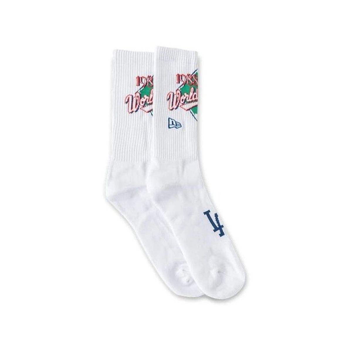 NEW ERA - Los Angeles Dodgers World Series White Crew Socks