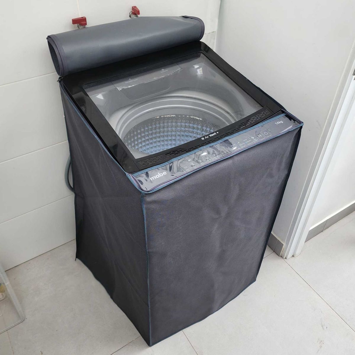 RAPALLO - Funda para Lavadora Automatica Diamond  Safe & Clean - 14 kg