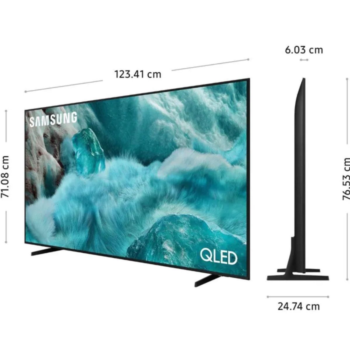 SAMSUNG - Televisor Samsung QLED 55 Visión AI Smart TV QN55Q7FAAGXPE