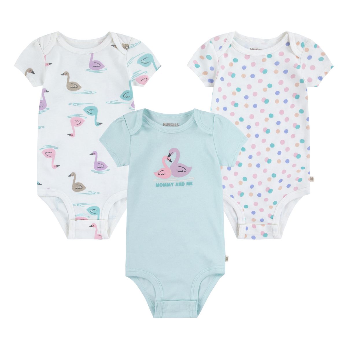 HUGGIES - Body para Niña Bebé 3Pack Huggies