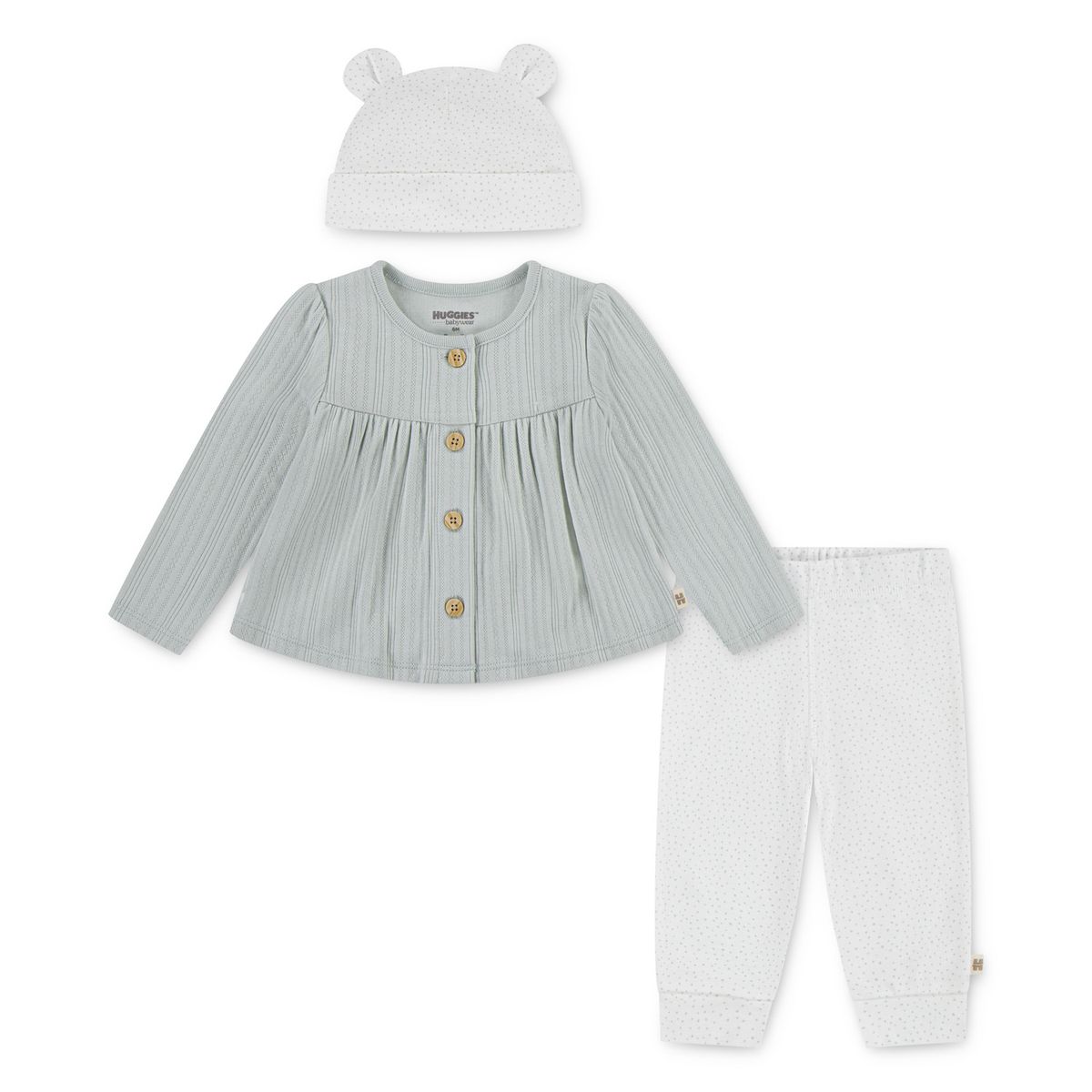 HUGGIES - Conjunto Pantalón para Niña Bebé 3Set Huggies