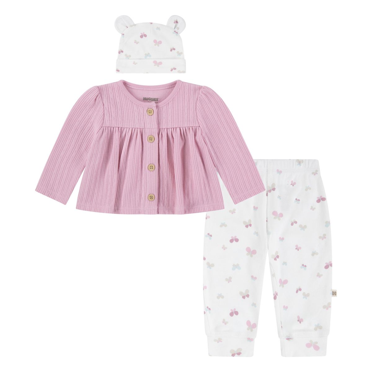 HUGGIES - Conjunto Pantalón para Niña Bebé 3Set Huggies