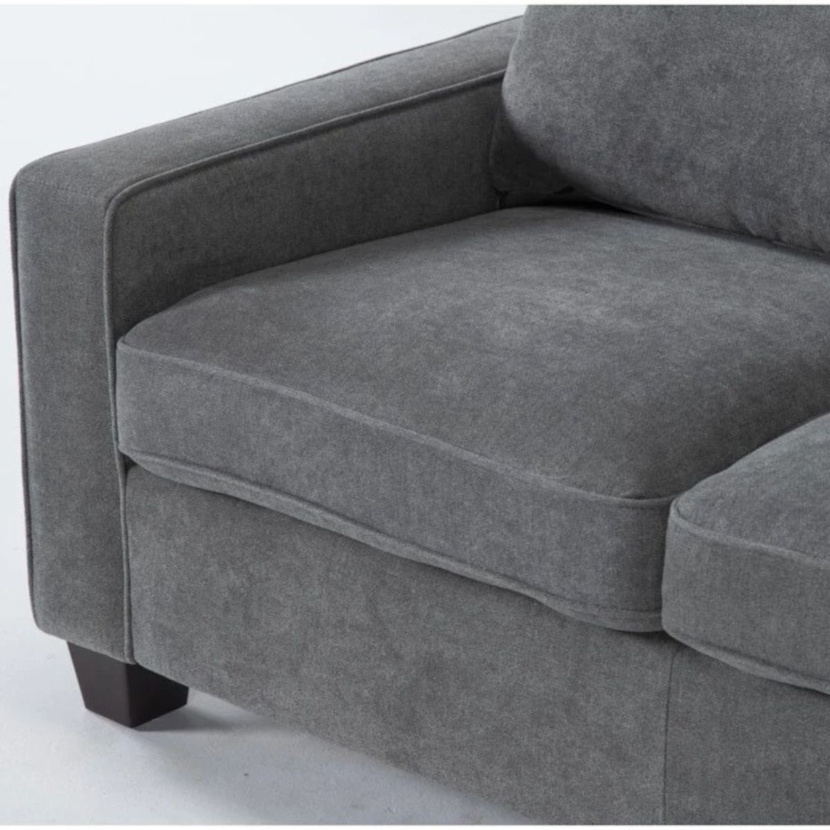 GENERICO - Juego de Sala Modelo Florence 3-2-1- Gris Oscuro  Lmueble