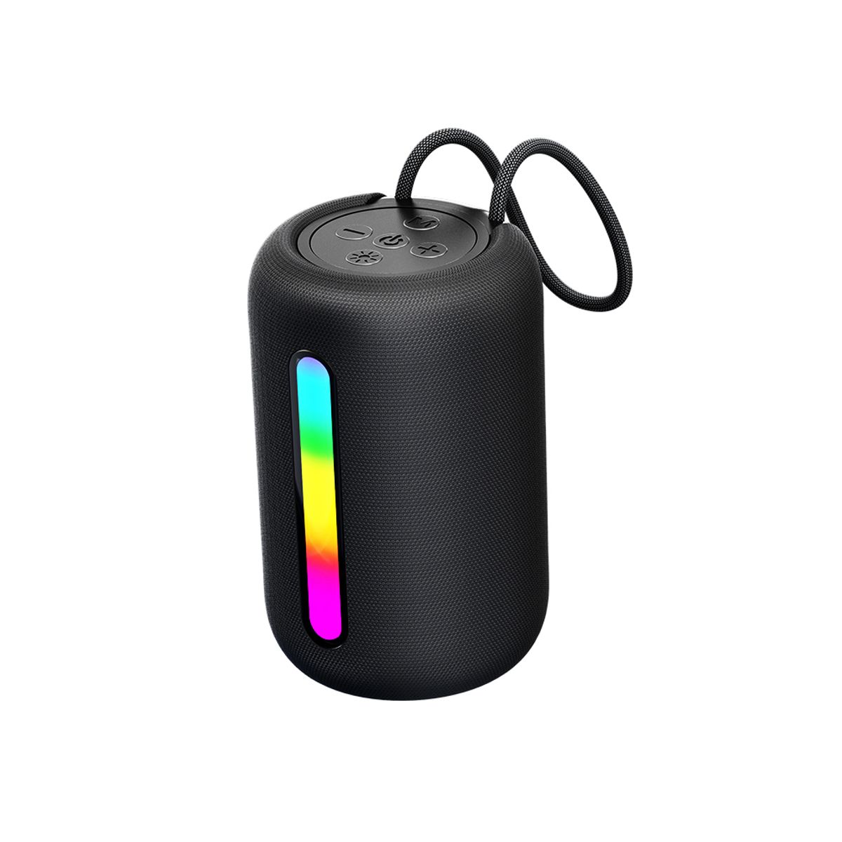 GENERICO - PARLANTE PORTÁTIL RGB GTS-2072 NEGRO BLUETOOTH