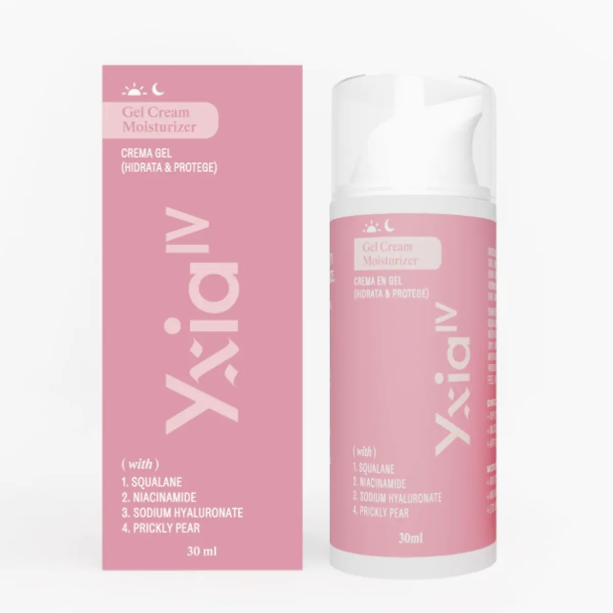 YXIA IV NATURAL BEAUTY - Gel Hidratante con Niacinamida Para Todo Tipo de Piel