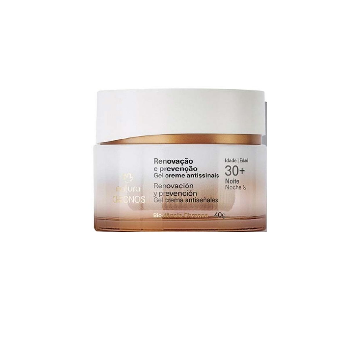 NATURA - Gel Crema Antiseñales Noche Chronos +30 Natura