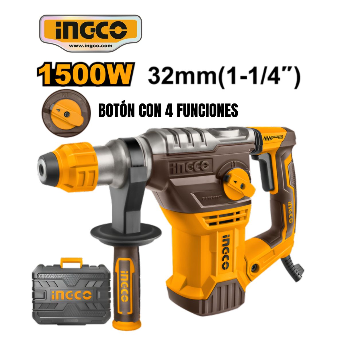 INGCO TOOLS - RH150068 ROTOMARTILLO PLUS 1500W