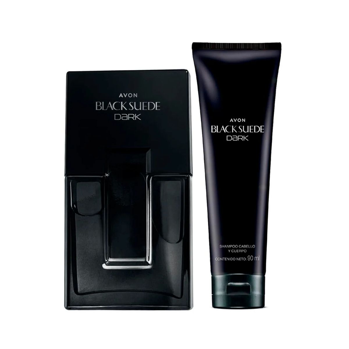 AVON - Black Suede Dark Perfume de Hombre con Shampoo