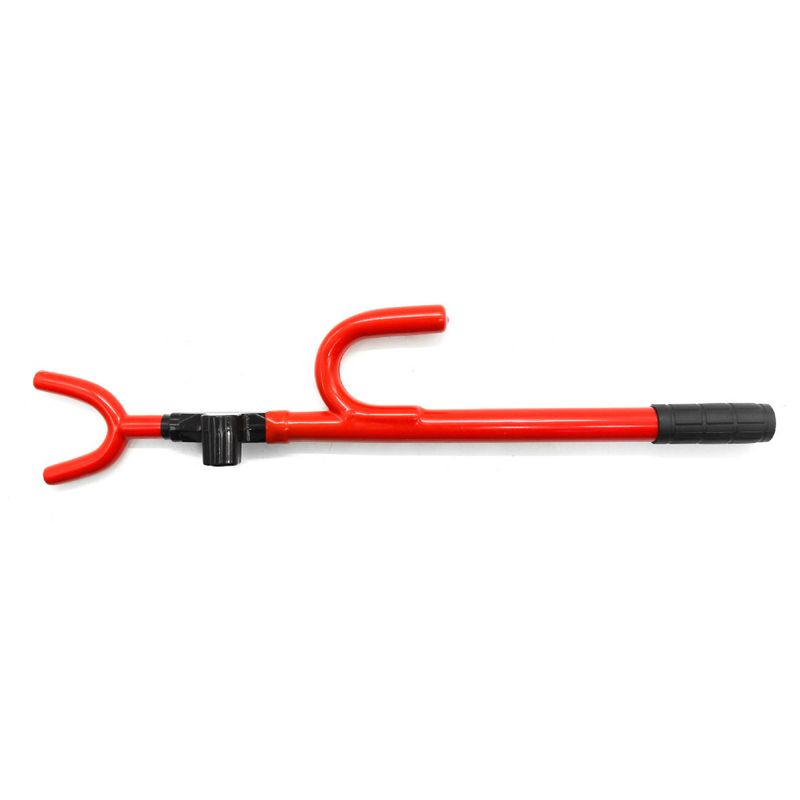 JET - Bastón de Seguridad para Timón Antirrobo Extensible Rojo