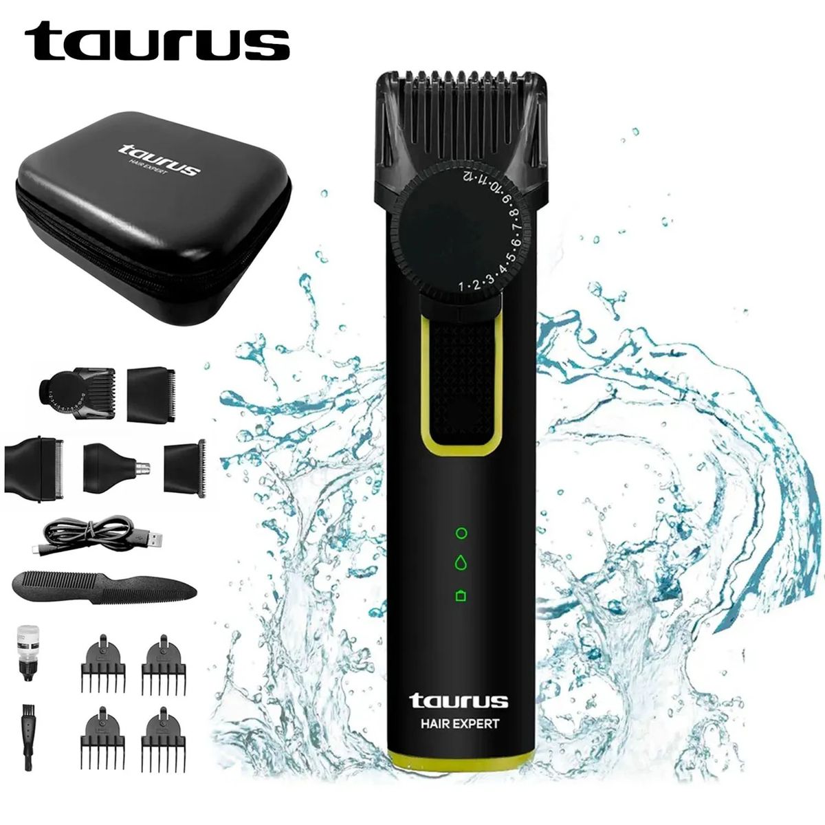 Taurus - Cortadora de Cabello 9 en 1 Taurus  Mod. Hair Expert