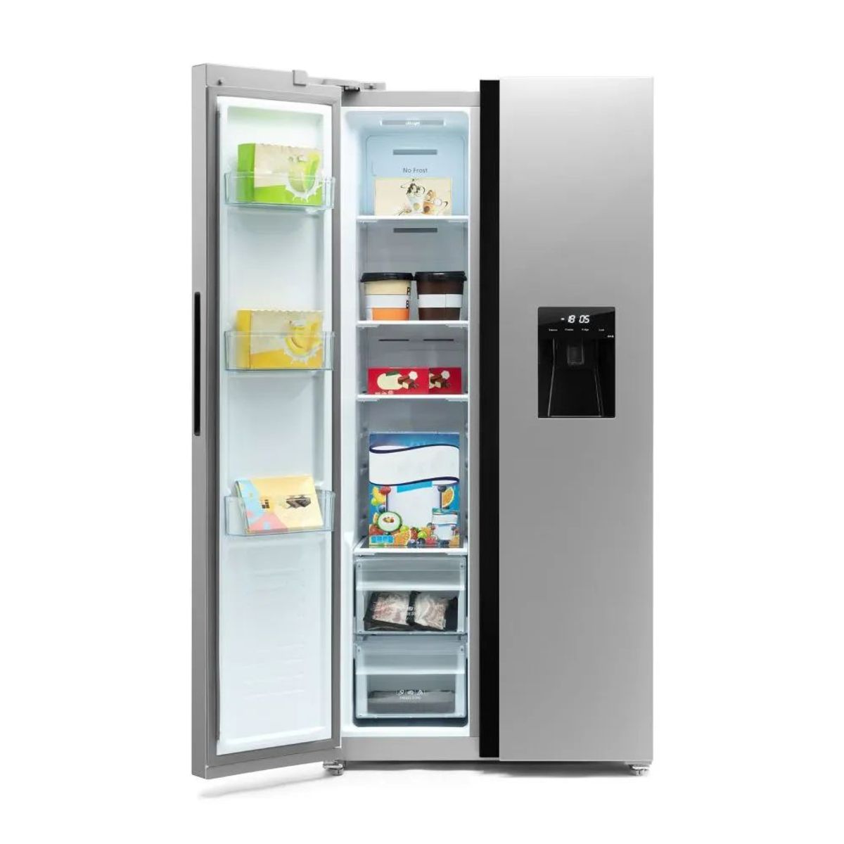 GENERICO - Refrigeradora Telstar Side By Side 432L Tecnología Inverter Dispensador de Agua TRXP441510CT Silver