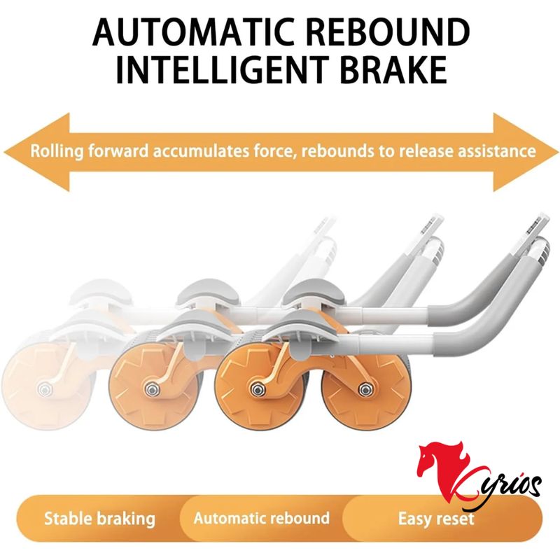 RUEDA DE CODERA CON PANTALLA LCD PARA ABDOMINALES-ROSADO NO LOGO