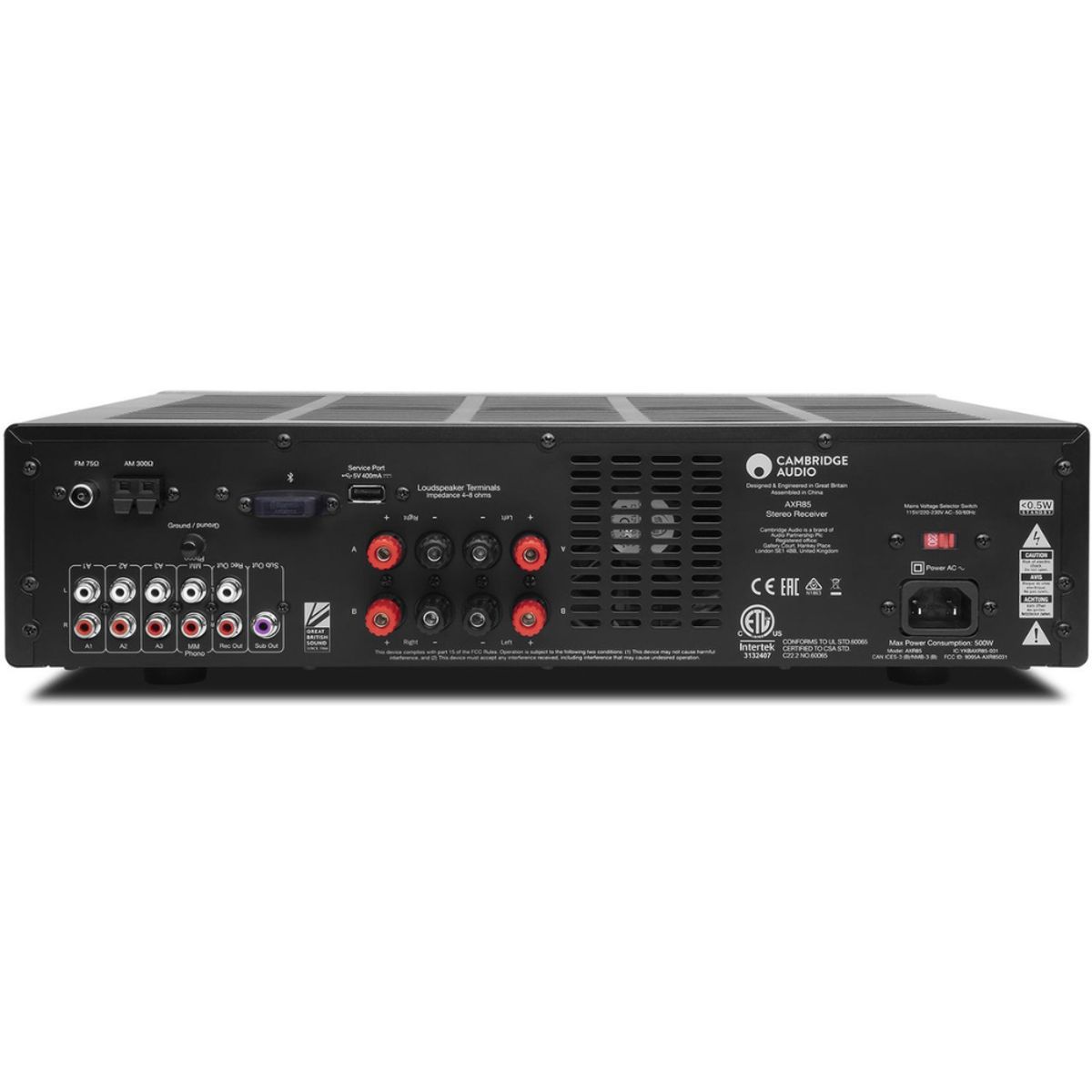 GENERICO - AMPLIFICADOR CAMBRIDGE AXR85 DE 85W RMS BLUETOOTH PHONO