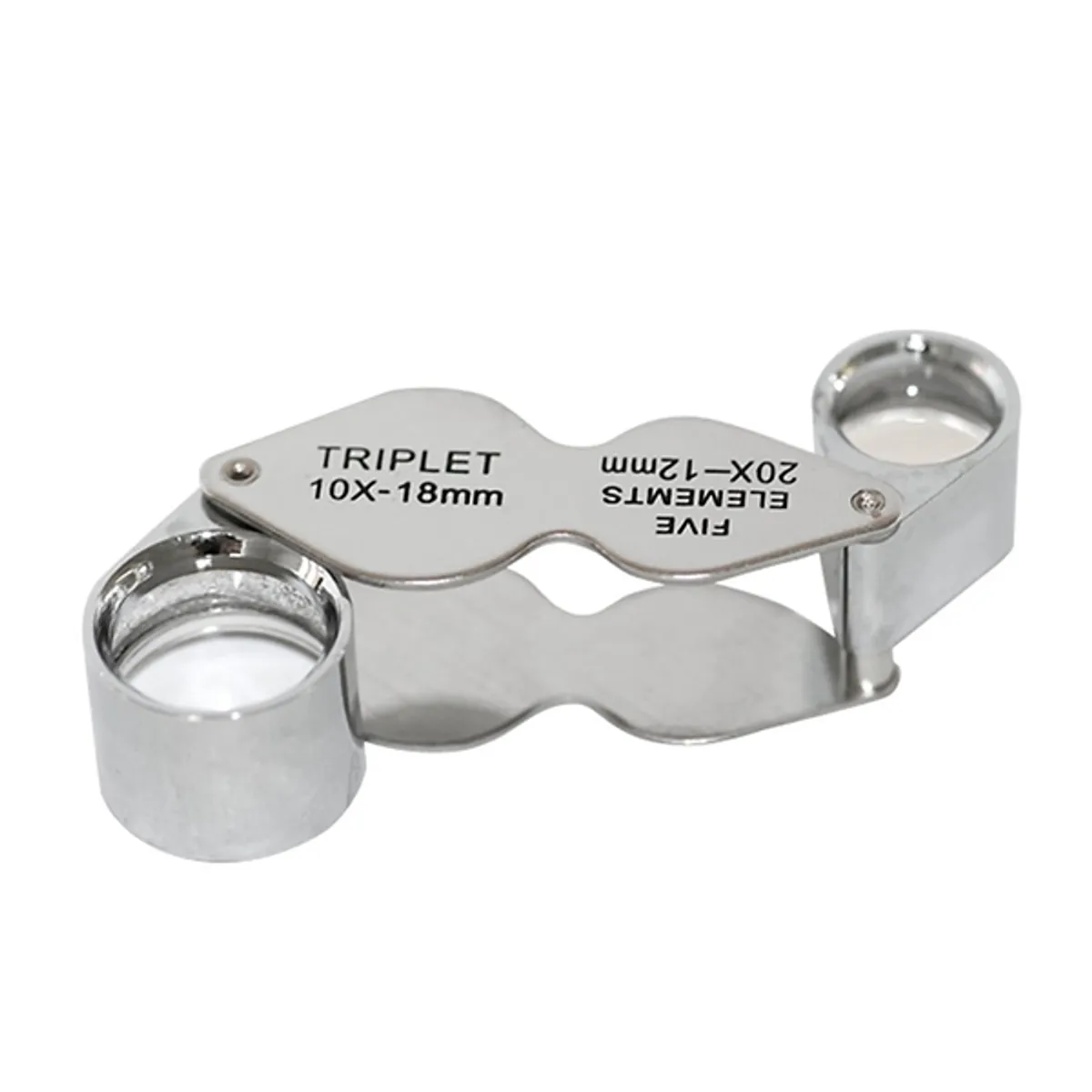 GENERICO - Lupa doble lente 10 y 20x Lupa Geologica