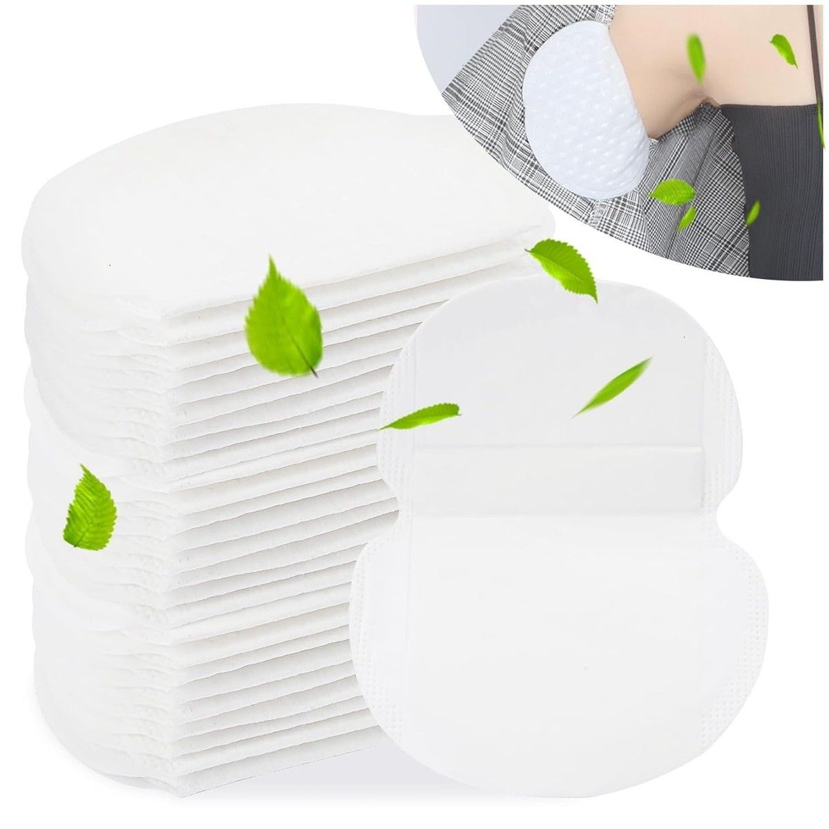 MEGIMPERU - Pack X10 Parches Antitranspirantes Desechables Anti Manchas