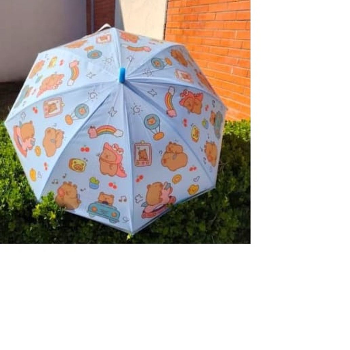 GENERICO - Paraguas Infantil Diseño celeste