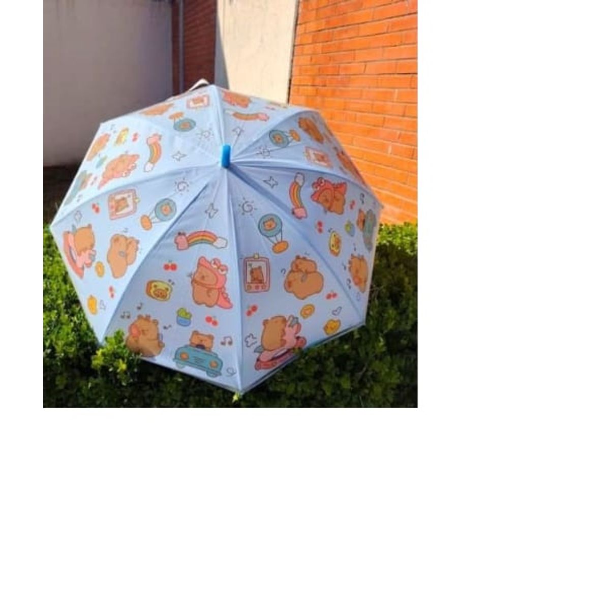 GENERICO - Paraguas Infantil Diseño celeste