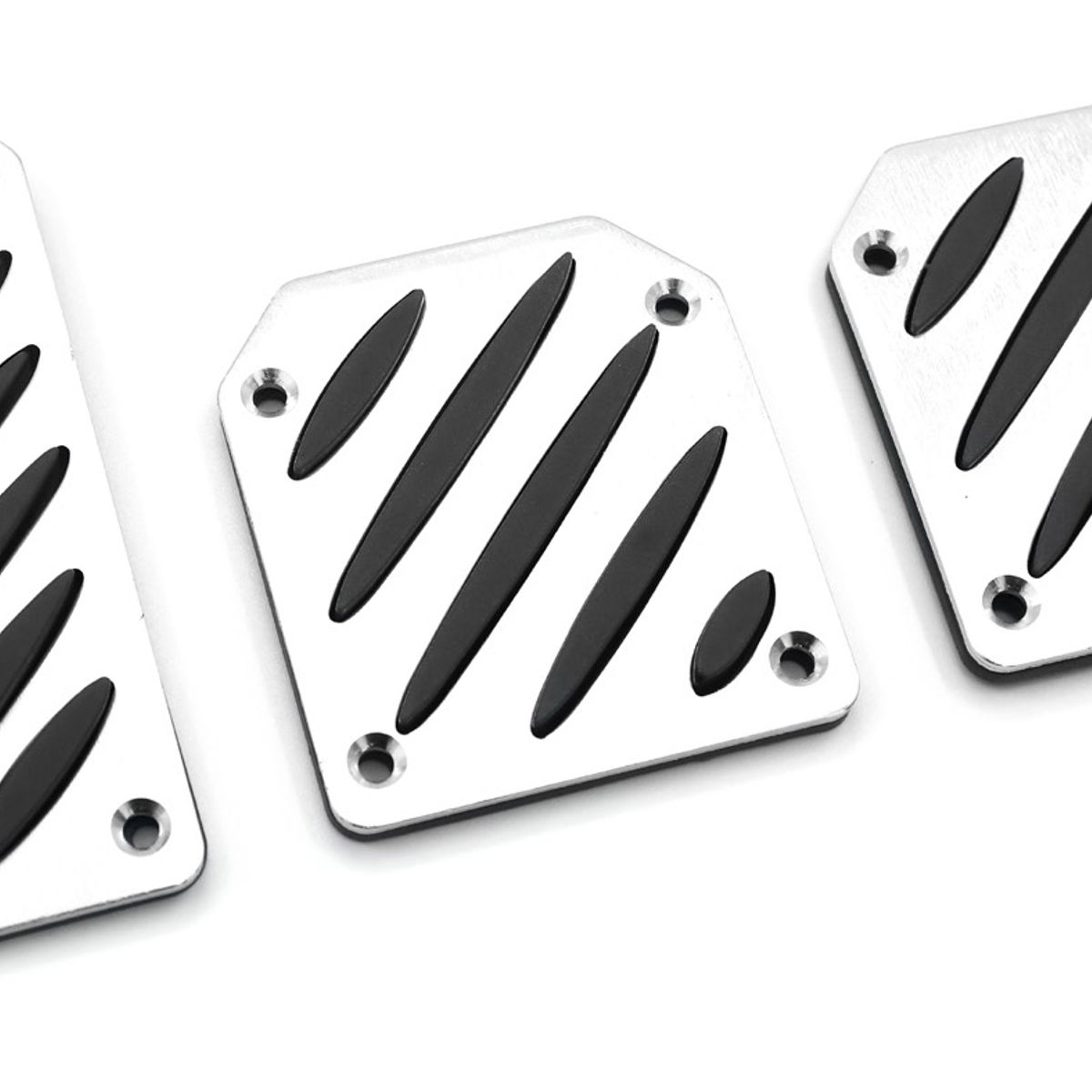 GENERICO - Set de 3 Piezas Pedales Universales para Auto Mecánico