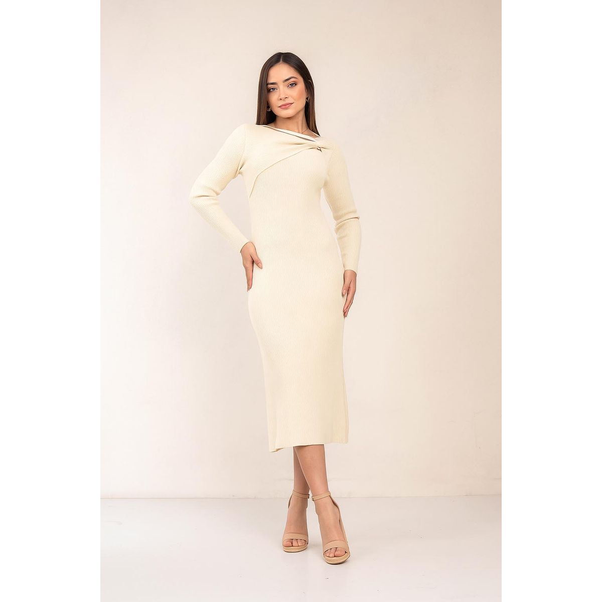 ARMA TU LOOK - VESTIDO DALILA DE CASHMERE MANGA LARGA