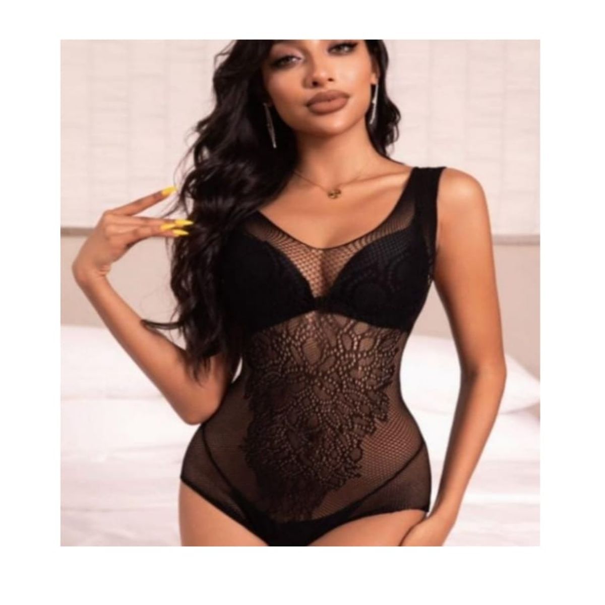 GENERICO - Body elegante con bordado   para dama