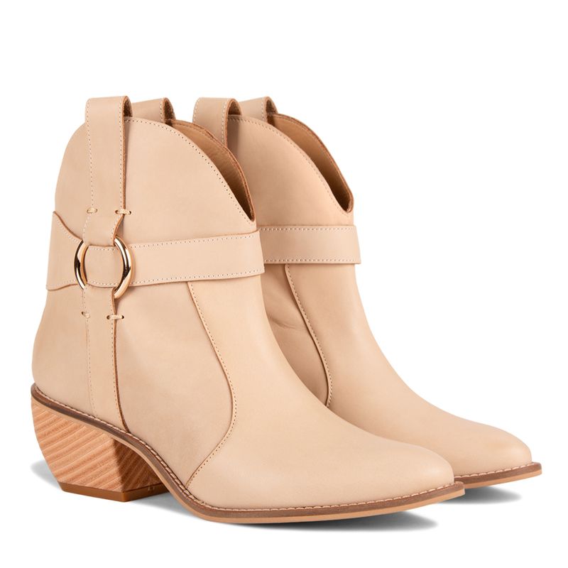 ALMUDENA MILIANI - CALZADO DAMA CUERO KATE CAPUCHINO