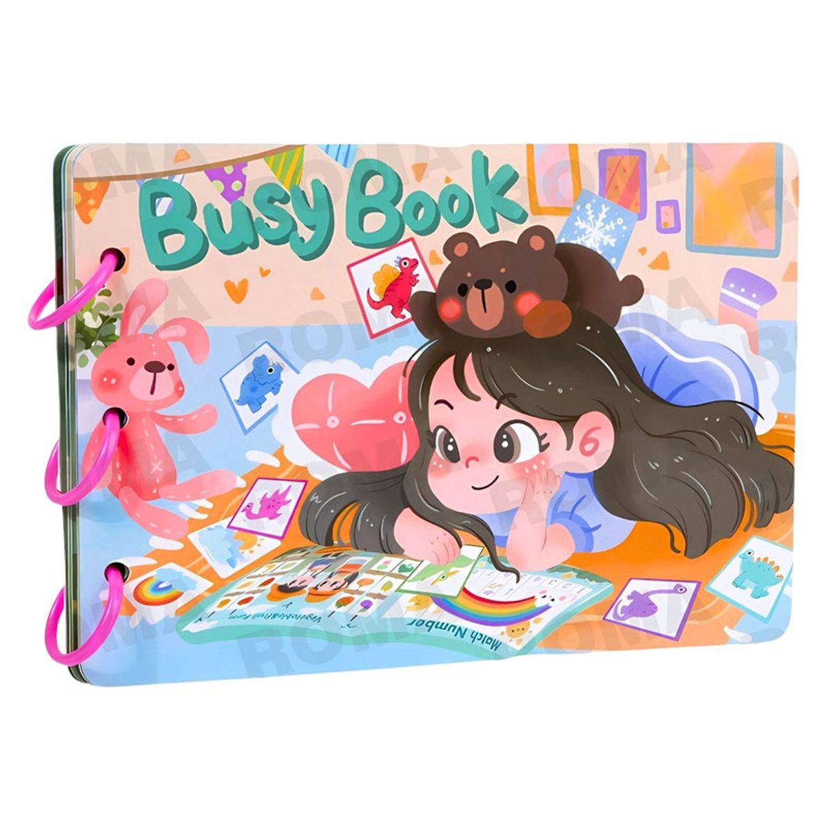 GENERICO - LIBRO DE PEGATINAS - SENSORIAL - JUEGO DIDÁCTICO