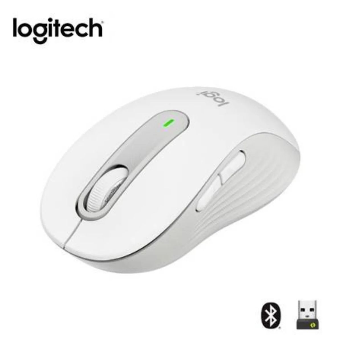 LOGITECH - MOUSE SIGNATURE M650 SILENT WIRELESSBLUETOOTH WHITE