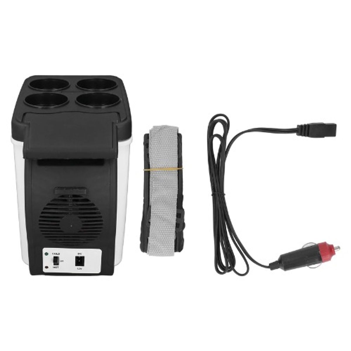 GENERICO - FRIGOBAR PARA AUTO 6L CALIENTA Y ENFRIA CON CIGARRERA