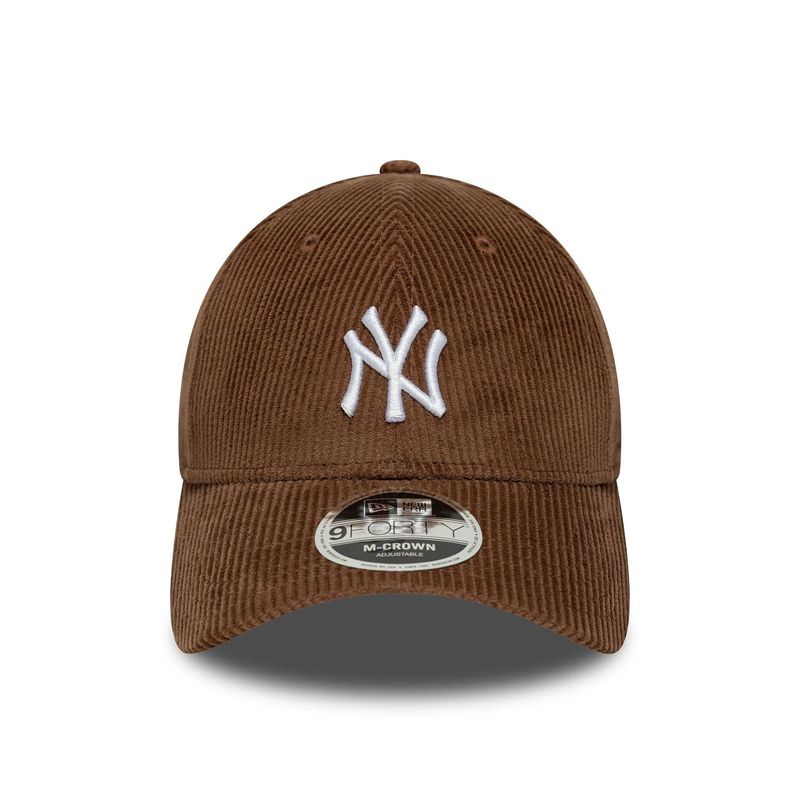 NEW ERA - Gorra New York Yankees MLB Cord 9FORTY M-Crown Marrón