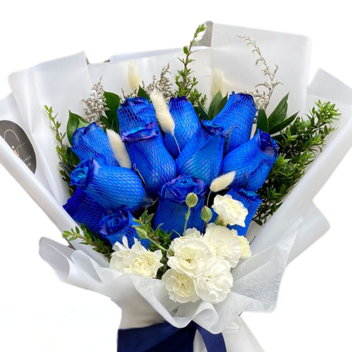 VI REGALANDO AMOR - Ramo Petra- Rosas Azules - Ramo de Flores