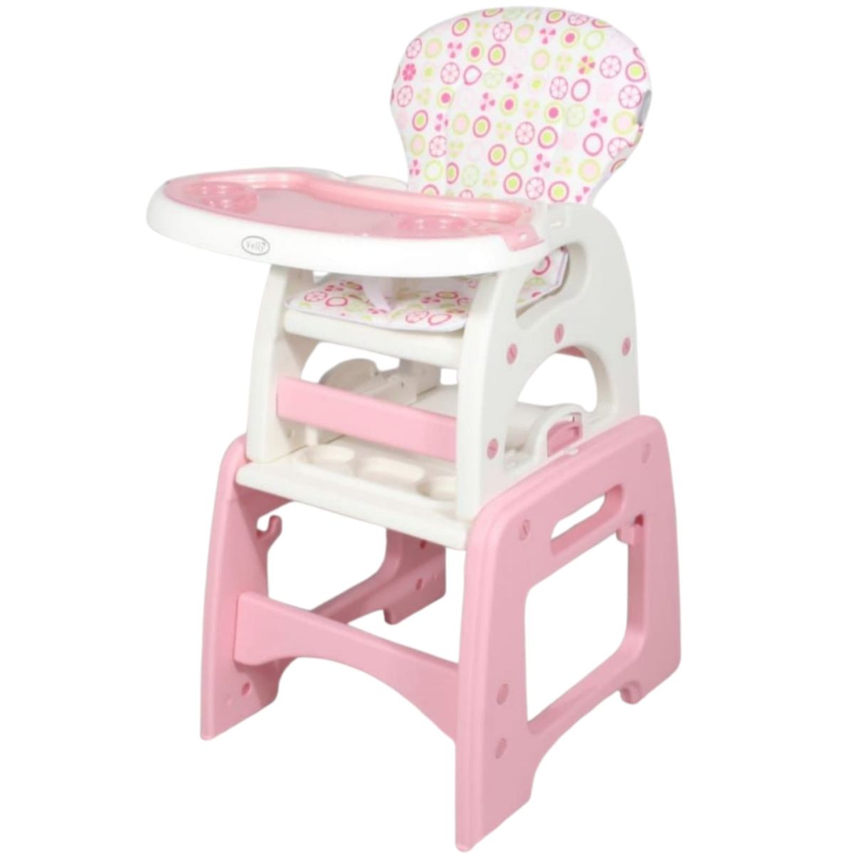 GENERICO - Silla Carpeta respaldar Reclinable 3 en 1 Velly -ROSA