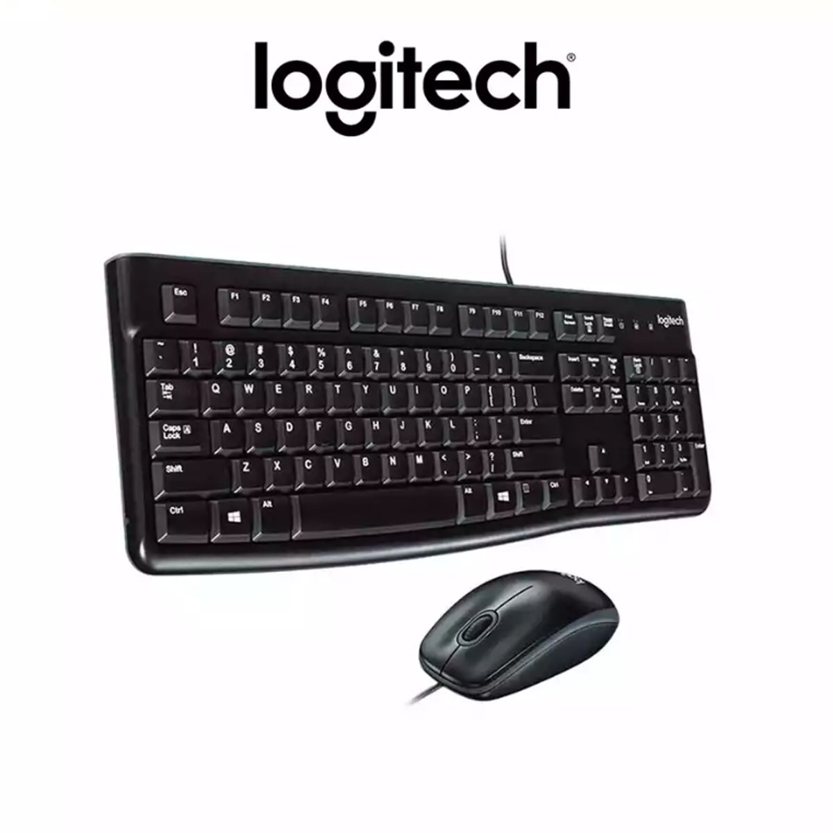 LOGITECH - Kit Teclado y Mouse LOGITECH MK120 USB SP BLACK