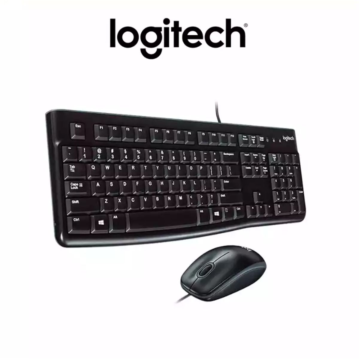 LOGITECH - Kit Teclado y Mouse LOGITECH MK120 USB SP BLACK