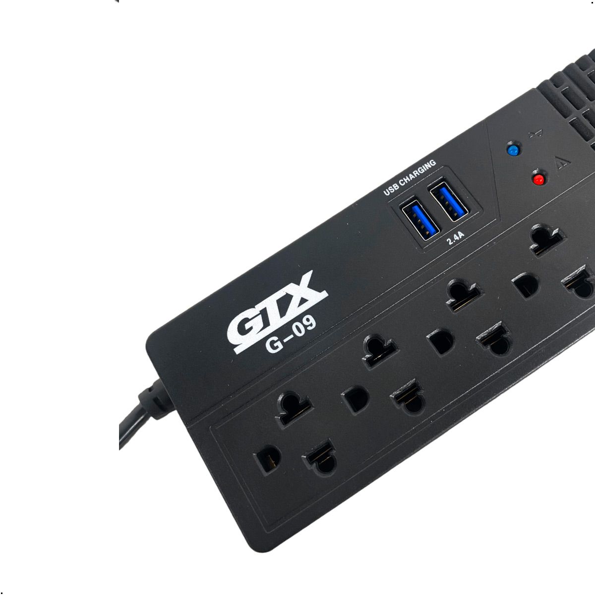 HALION - Estabilizador GTX G-09 1000va/500w 4 Salidas Tomas 2 Salidas USB