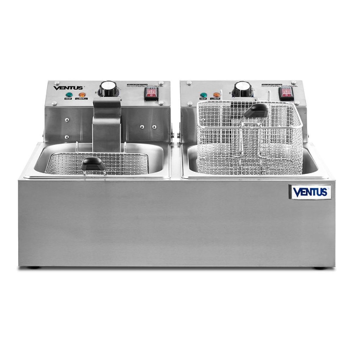 VENTUS - Freidora Ventus  Eléctrica Doble de Sobremesa VFS-062