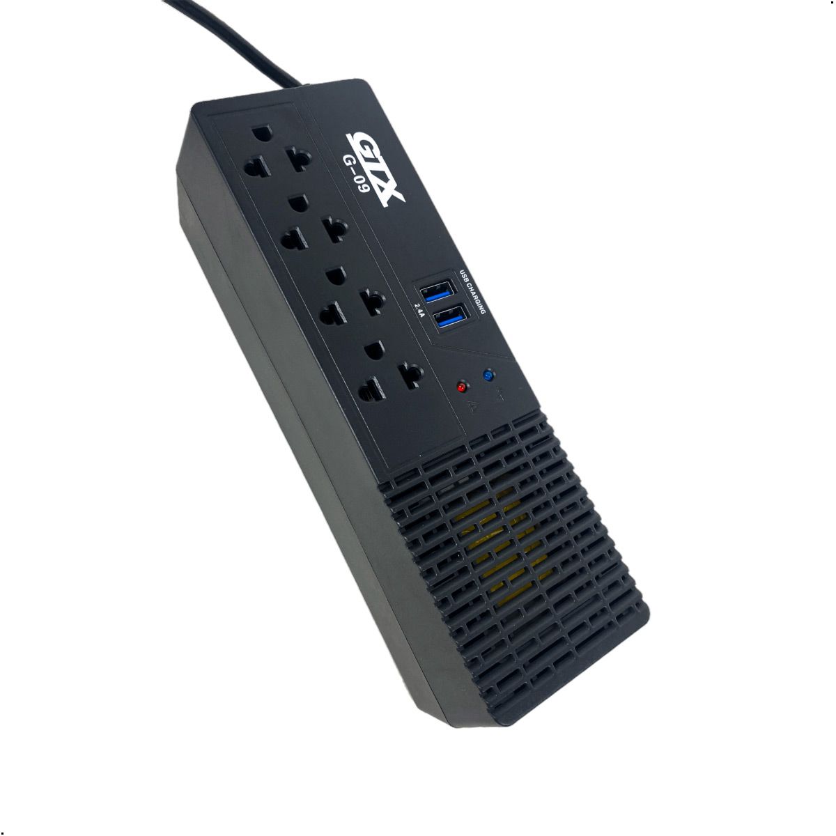 HALION - Estabilizador GTX G-09 1000va/500w 4 Salidas Cable De 1.1mts