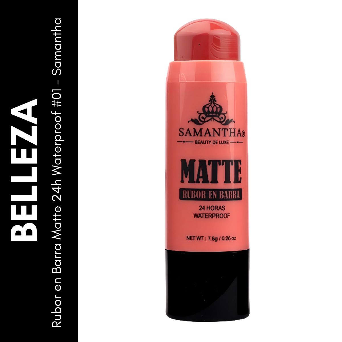 GENERICO - Rubor en Barra Matte 24h Waterproof 01