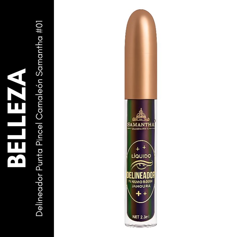 GENERICO - Delineador Punta Pincel Camaleón Samantha 01