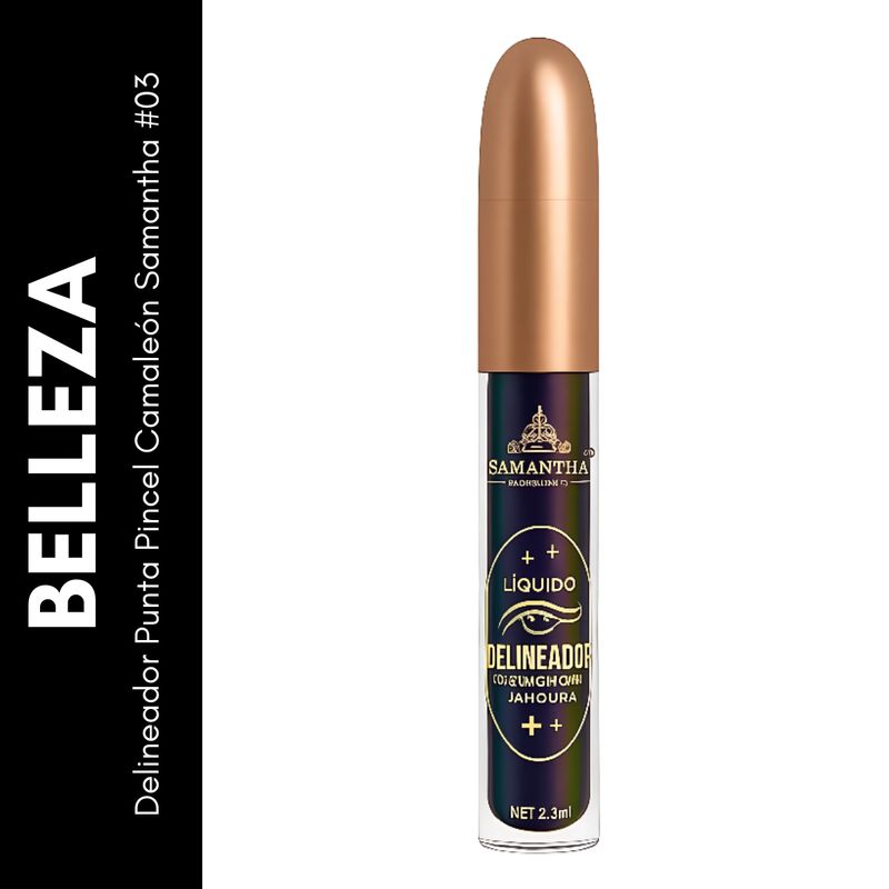 GENERICO - Delineador Punta Pincel Camaleón Samantha 03
