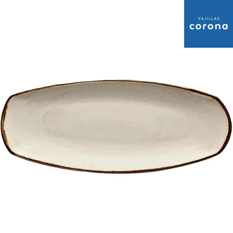 CORONA - Bandeja 405X17 Cm Artisan Beige -Vajillas Corona