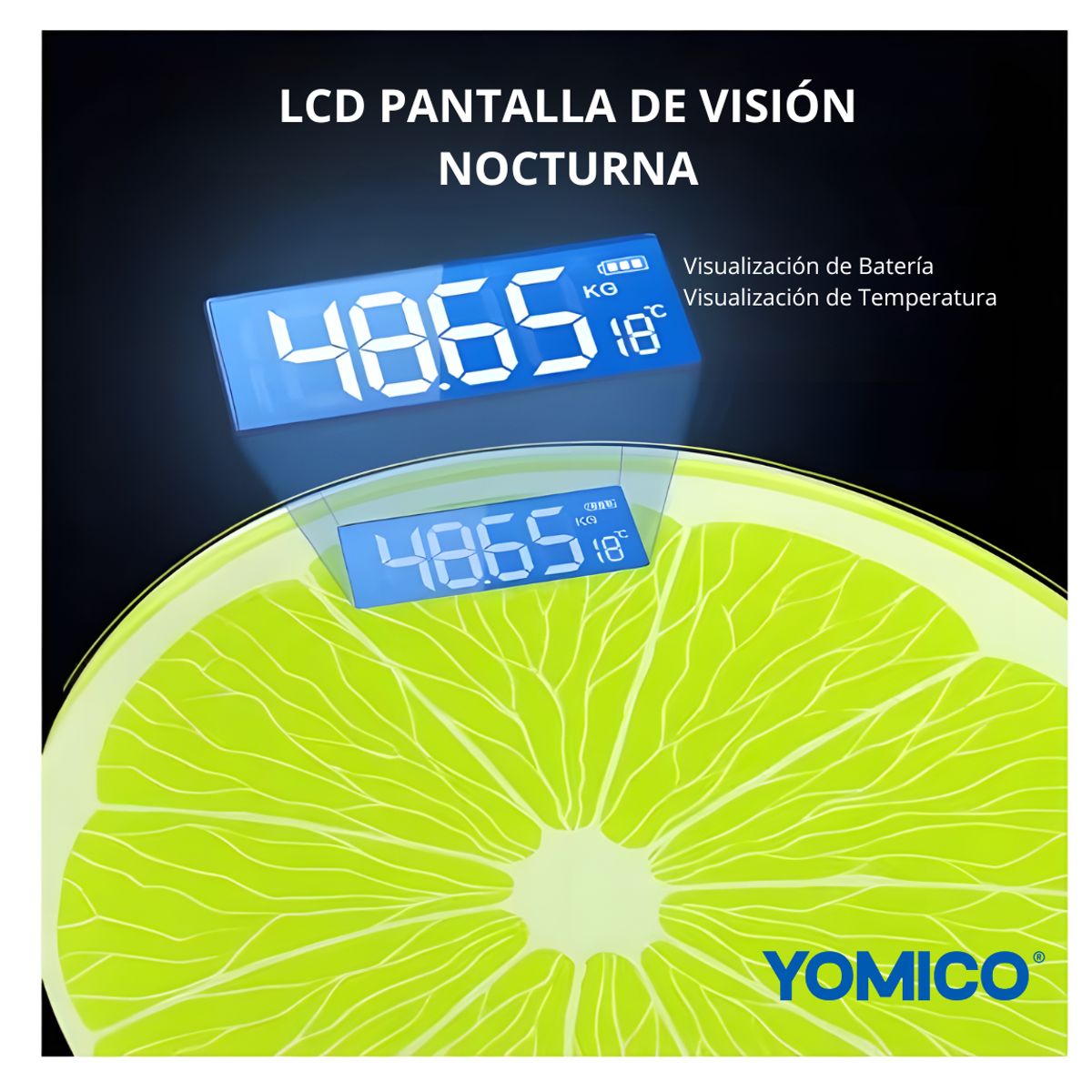 SM - Balanza de baño Digital - 180KG Vidrio Templado