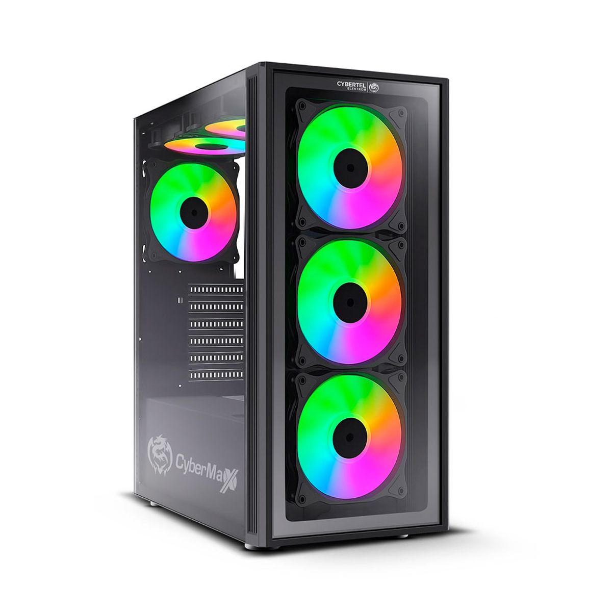 CYBERTEL - ELEKTROM CBX C5001 GABINETE GAMER 6FAN ARGB