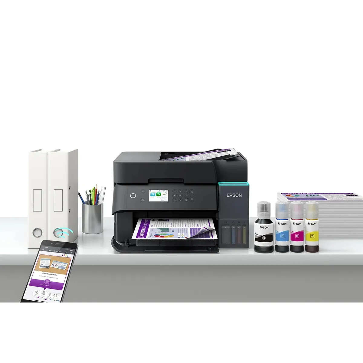 EPSON - IMPRESORA Multifuncional EPSON EcoTank L6370 Dúplex Wifi ADF