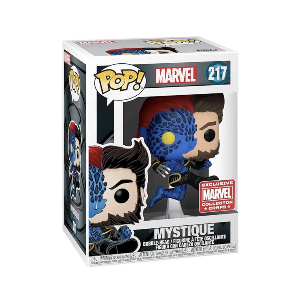 FUNKO - Mystique Funko Pop 217 Exclusivo Marvel Collector Corps