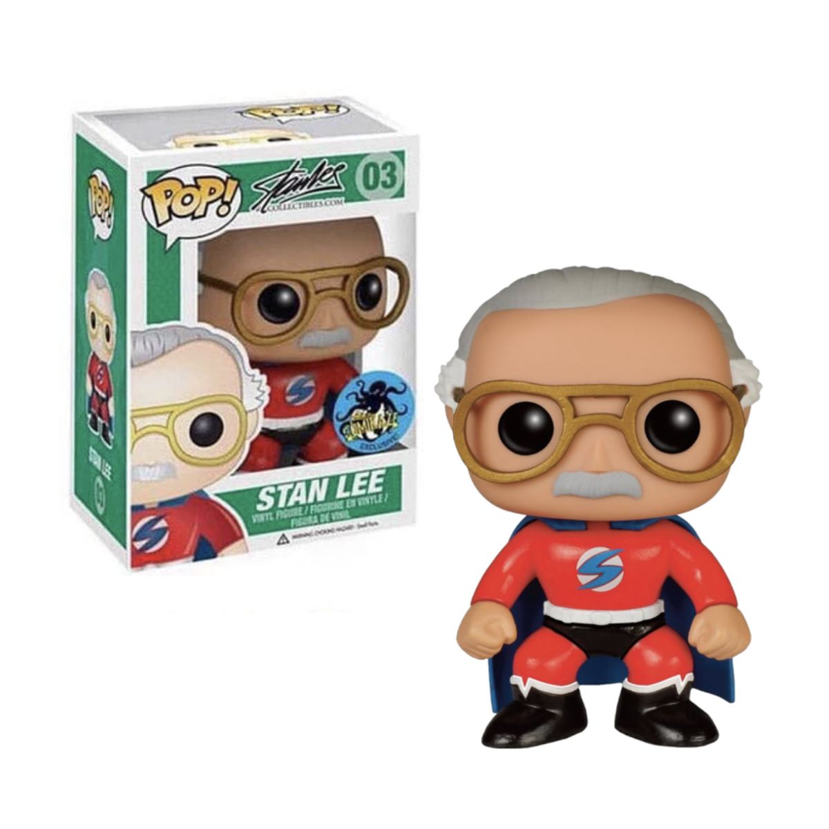 FUNKO - Stan Lee Funko Pop 3 Exclusivo Comikaze Antiguo Vaulted
