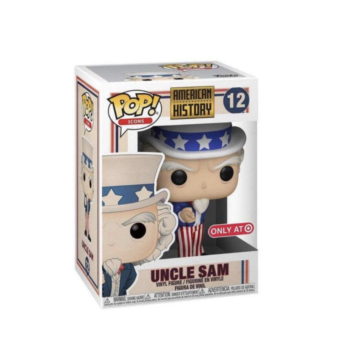 FUNKO - Uncle Sam Funko Pop 12 Exclusivo Target Antiguo Vaulted