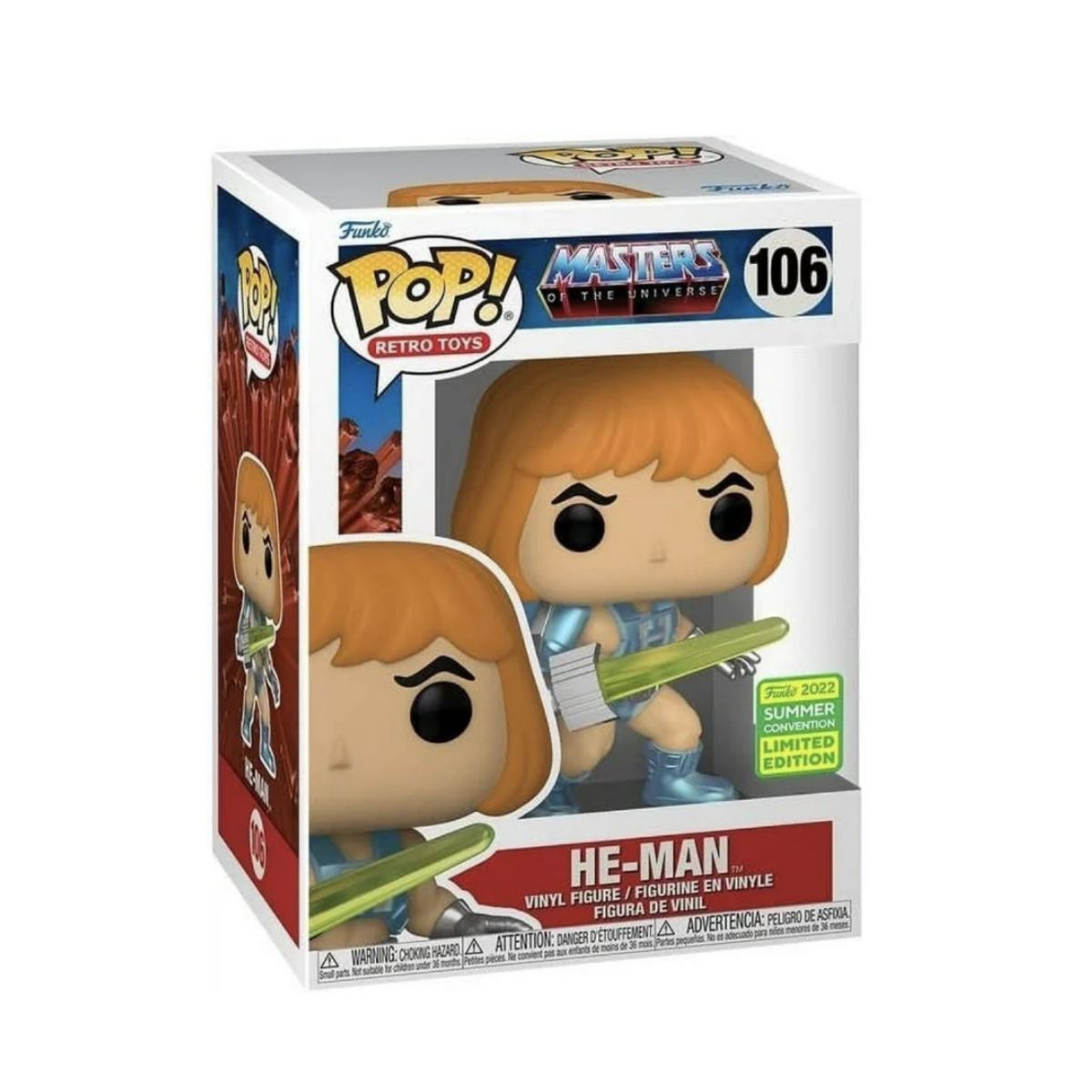 FUNKO - He man Funko Pop 106 Exclusivo Master of the Universe