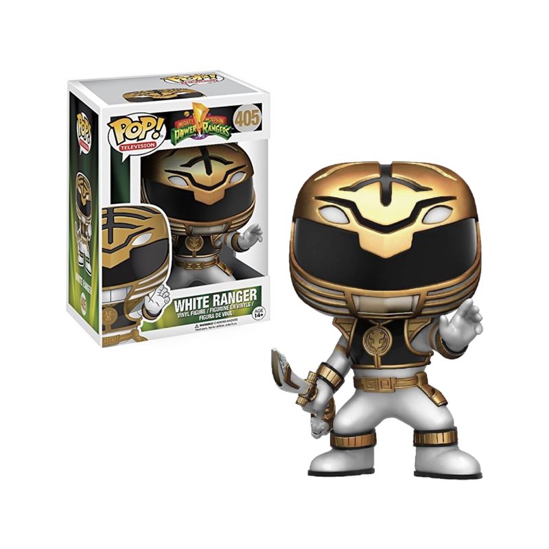 FUNKO - White Ranger Funko Pop 405 Exclusivo Raro Antiguo